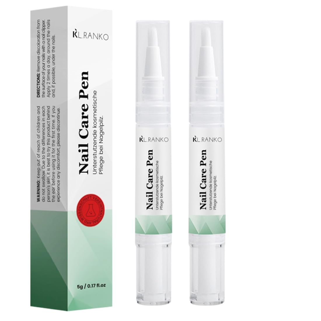 2 Pezzi Nail Care Pen, Penna per la Cura Delle Unghie