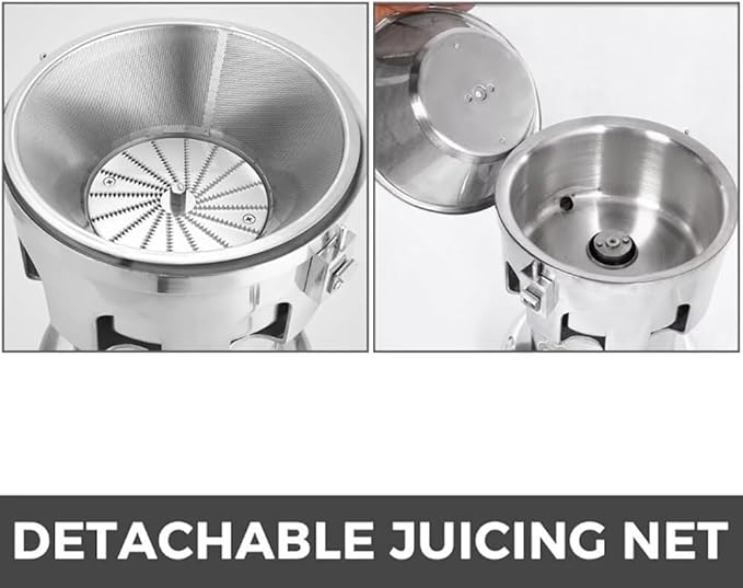 Extractor de Jugo Comercial 370W con Salida de 18 mm y 4300 RPM miniatura 5