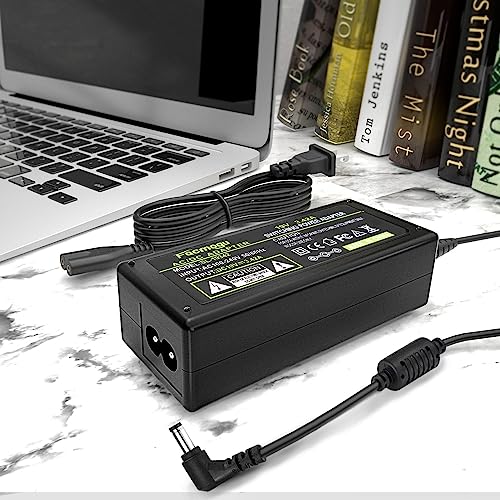 Image of Facmogu DC 19V 3.42A Power Supply, 65 Watt 100-240V AC to DC 19Volt Transformers, Power Adaptor Converter 5.5x2.5mm DC Plug with 2.42m / 7.94 feet Power Cord for Home Audio Bluetooth Stereo Receiver