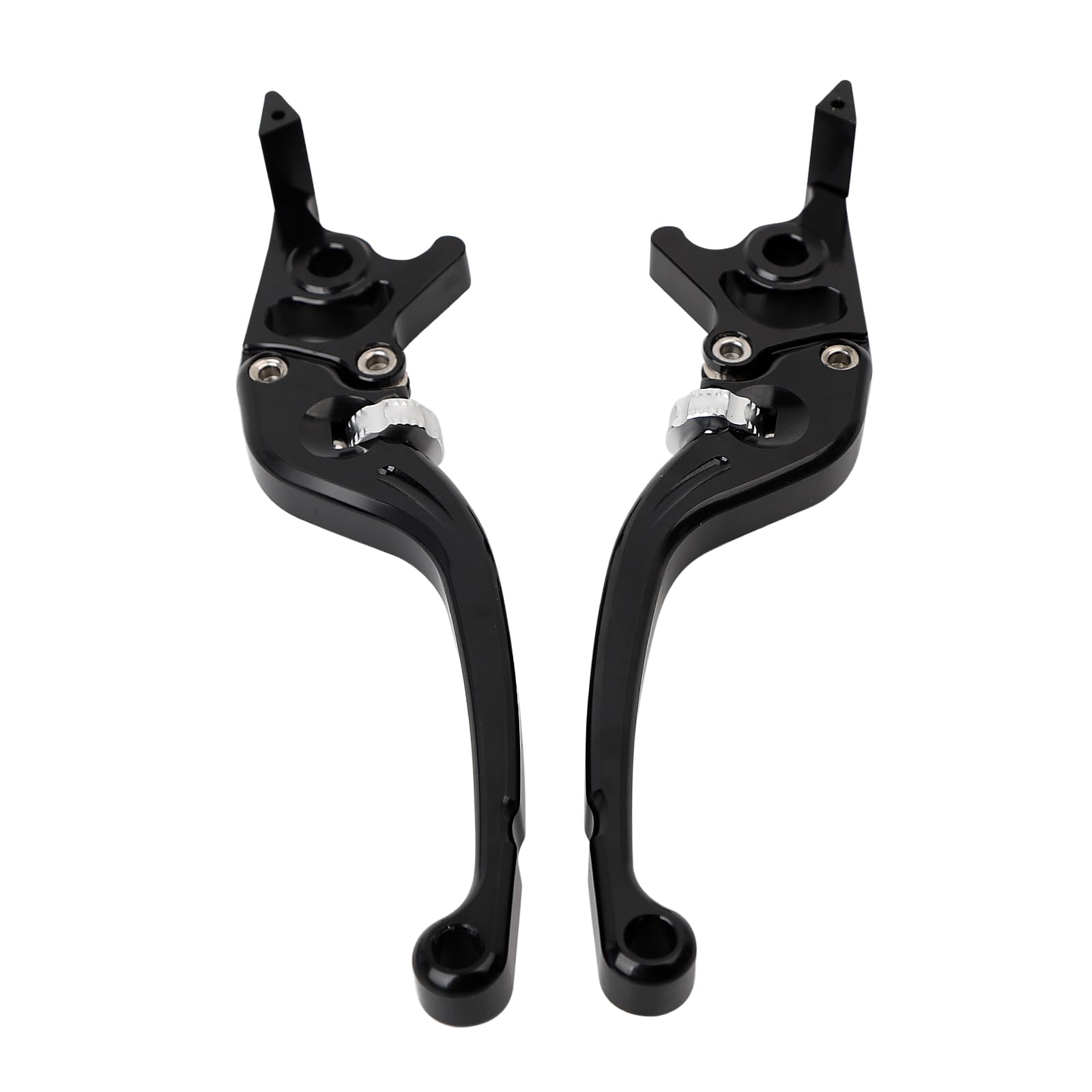 Mokuo Black Brake Lever Handle, Adjustable Aluminum Alloy 22Mm 7/8'' For Motorcycles, Scooters And Electric Bikes,