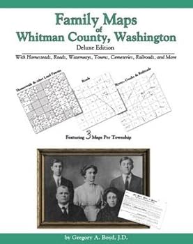 Spiral-bound Family Maps of Whitman County, Washington, Deluxe Edition Book