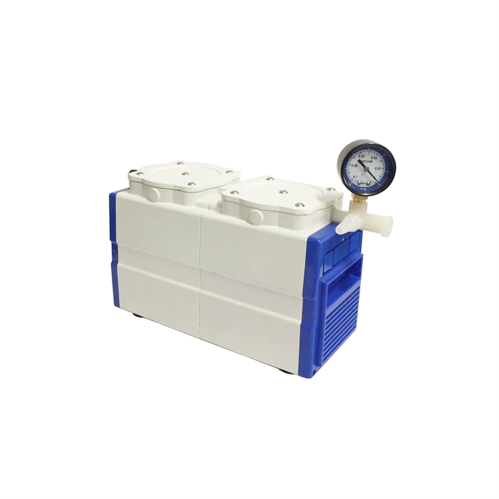 Industrielle Schlauchpumpe, Ablaufpumpe, SPR-60L Doppelfunktions-Membran-Vakuumdruck, Einstellbar, Zypressen-Doppelkörper, Ölfrei,für Labor(P(PTFE))
