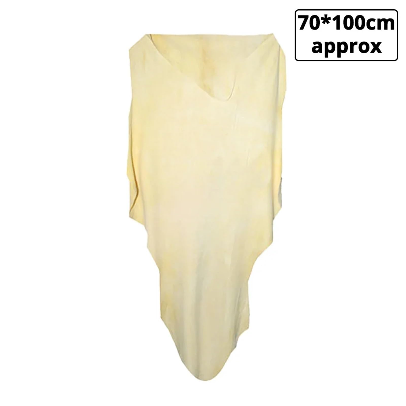 Lappen 1 Stücke Auto Extra Große Motorrad Natürliche Trocknung Ca. Freie Form Reinigung Leder Tuch Waschen(70X100 cm Approx)