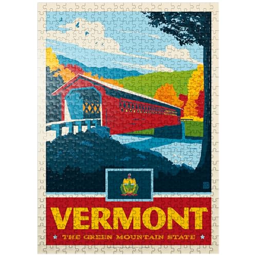 MyPuzzle Vermont: The Green Mountain State - Premium 500 Piece