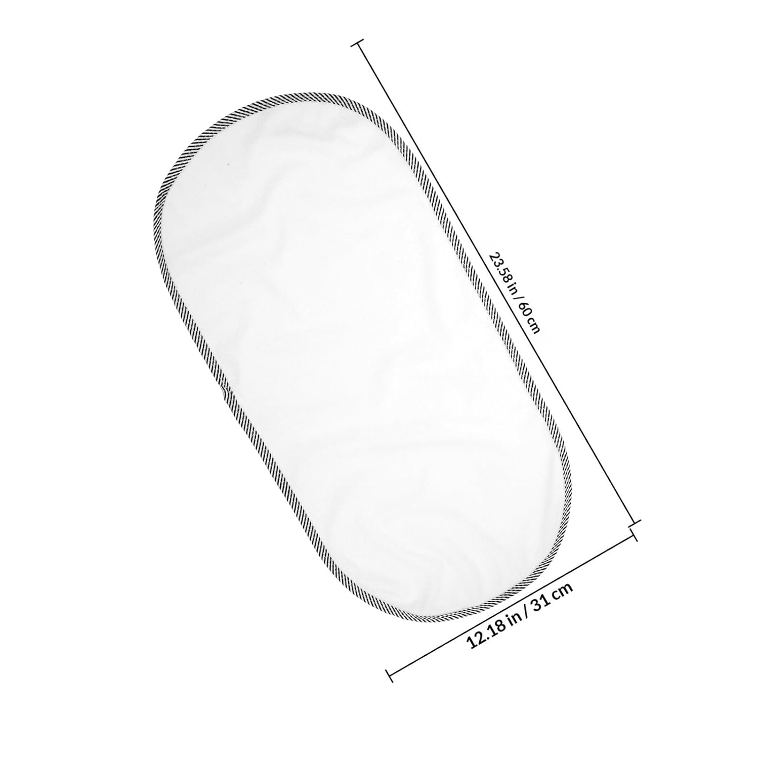 FRCOLOR 6 Pcs Waterproof Diaper Changing Pads Portable Reusable Travel Changing Mat for Infants White