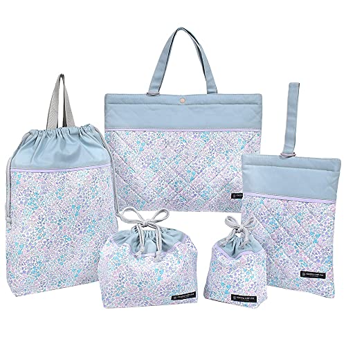 入園入学 5点セット 女の子 入園入学準備 レッスンバッグ シューズケース 子供 巾着袋 フローラルオアシス カラフルキャンディスタイル N8149100