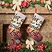BERMEIZ Not All Who Wander are Lost Pattern Christmas Stockings 18