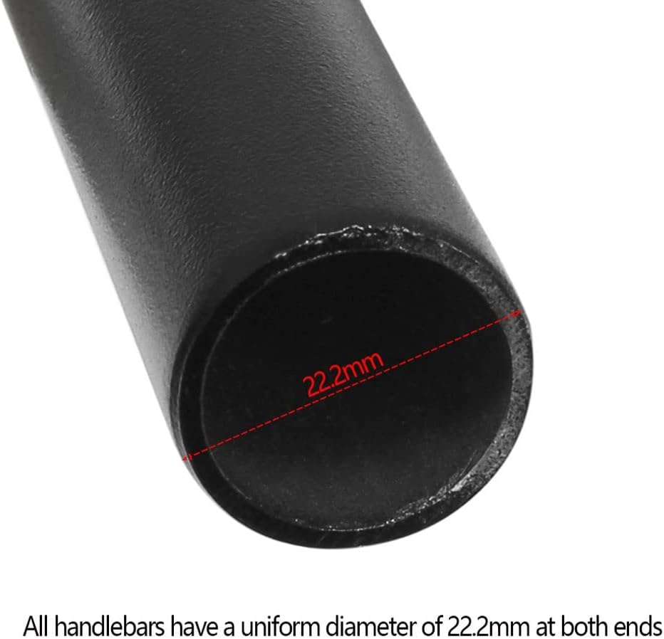 bike Riser Handlebar 31.8mm*630/700mm Mountain Bike Handlebar Swallow-shape Bicycle Handlebars Rise 50mm Aluminium Alloy Bar(White 700mm)