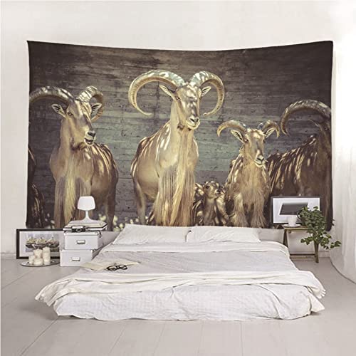 Kit brun décorations murales tissu antilopes pour une finition soignée