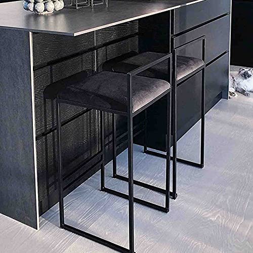Tabouret de bar noir confortable pour éviter le mal de dos - 2