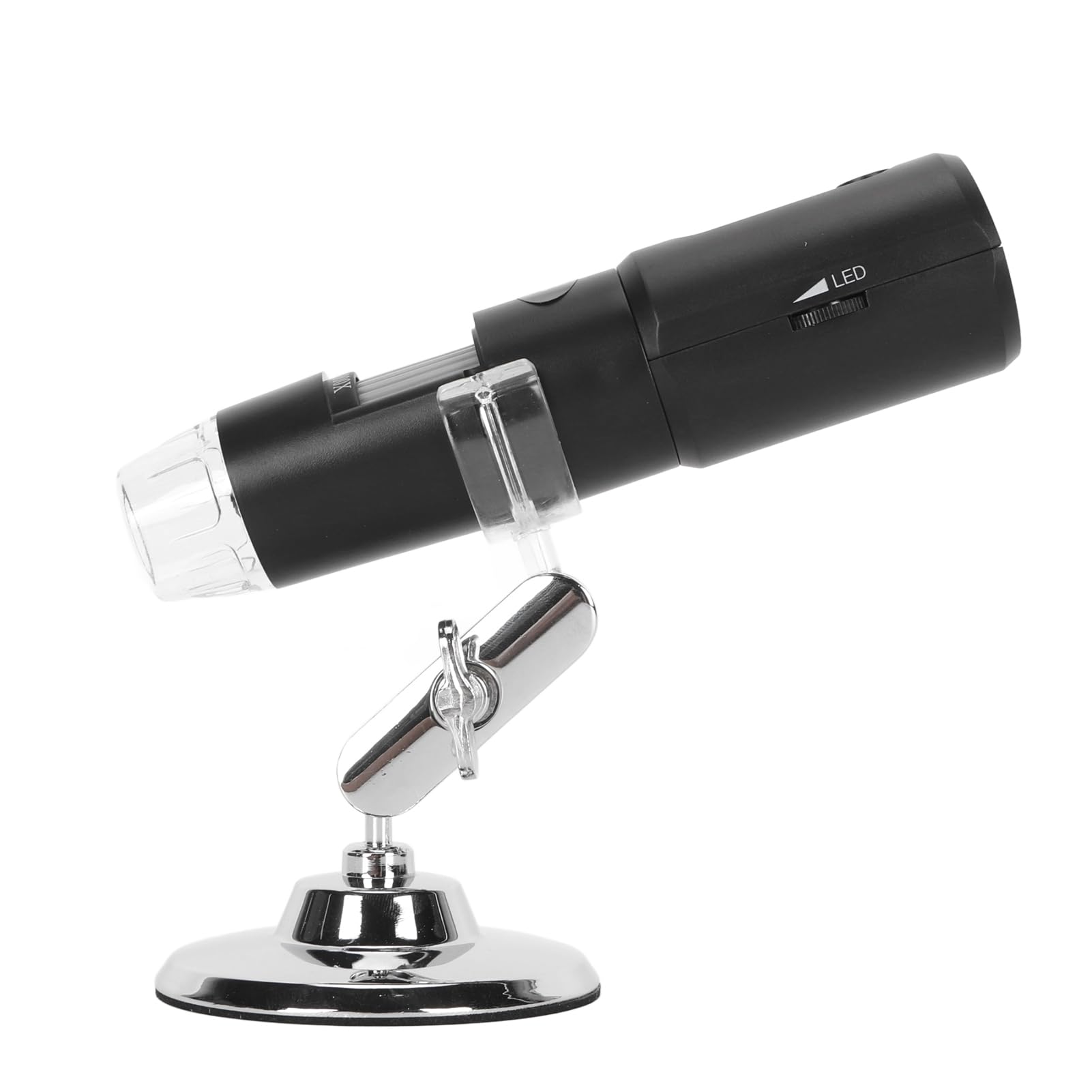 Alomejor Microscopio Portatile con Ingrandimento 1000X e Luce LED Regolabile per L'ispezione del Cuoio Capelluto e dei Circuiti Stampati, Design USB Compatto