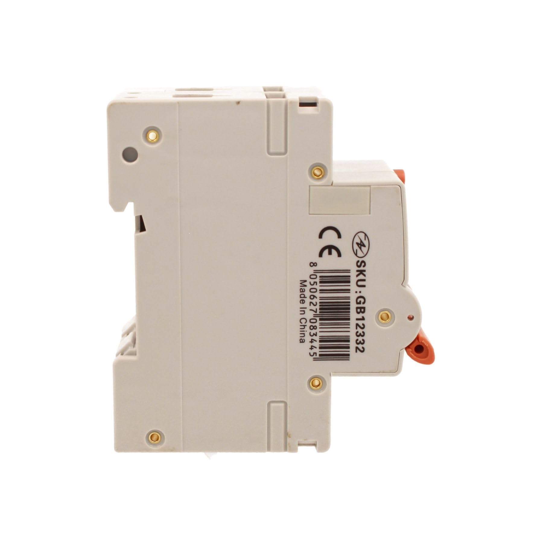 Interrupteur Différentiel Magnétothermique Type A 32A B32, RCBO Bipolaire 2P Vrai (NO 1P+N), Courbe B 6kA 30mA, Double Levier avec Diagnostic Visuel, 2 Modules DIN, Série PL8M2