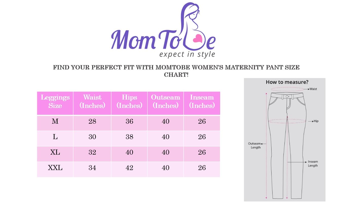 MomToBe Women's Cotton Maternity Track Pants/Pregnancy Track Pants/Maternity Trouser for Pre and Post Pregnancy (Medium) Navy Blue - Image 6 thumbnail