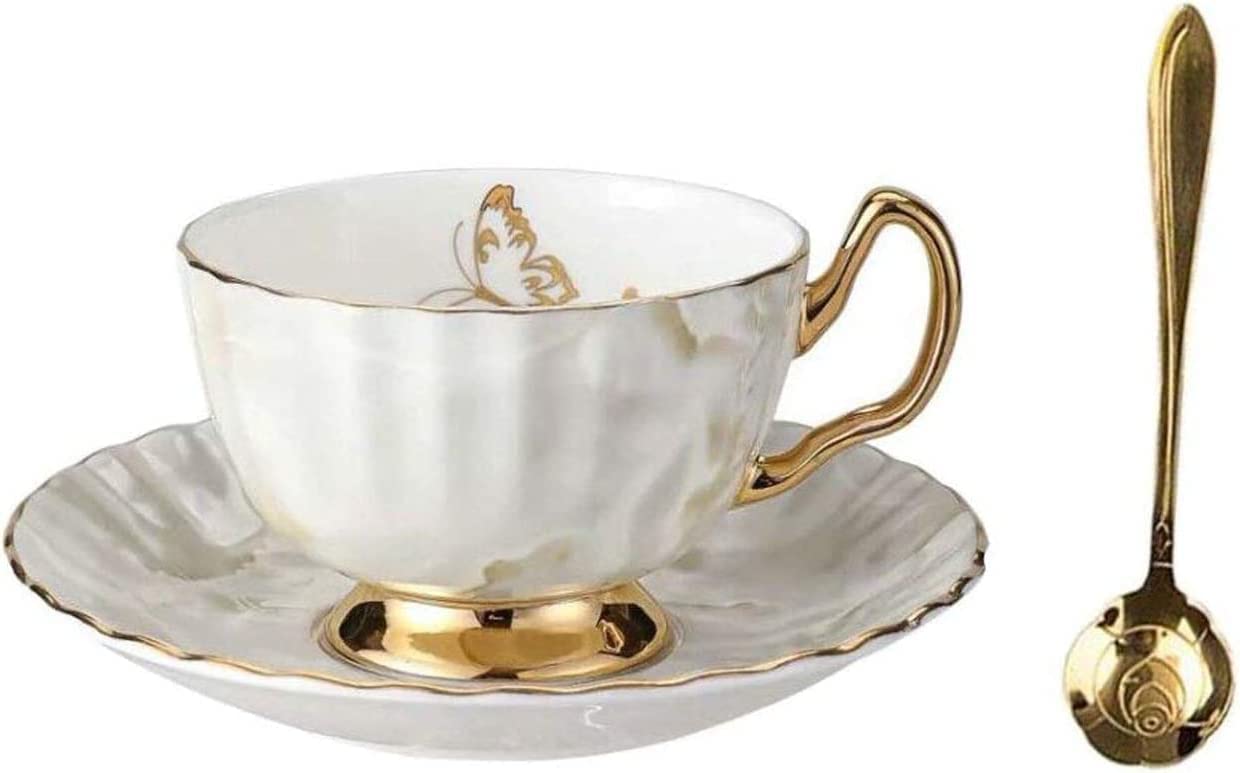 Tasses, cadeaux d'anniversaire, cadeaux de Noël, ensemble tasse à thé et soucoupe en céramique, tasse à café, ensemble tasse et soucoupe en porcelaine anglaise, tasse à café en céramique for le petit-