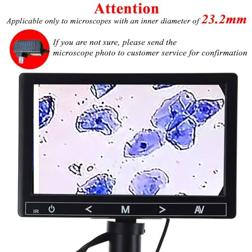 Image of 7 inch 12MP LCD Screen for Trinocular Microscope 23.2mm Mounting Size