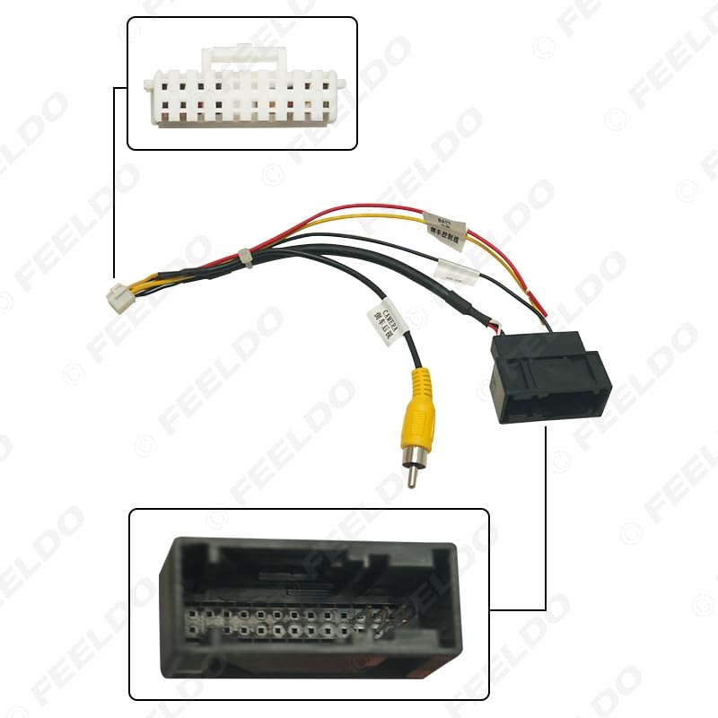 Car for Audio Wiring Harness with Canbus Box for Volkswagen Model Equipped RGB Reversing Camera Stereo Wire Adapter - (Color Name: B only canbus Box)