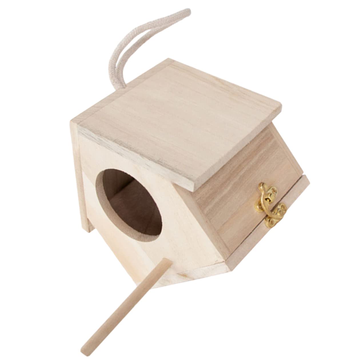 Nichoir à oiseaux décoratif en bois pour un balcon vivant