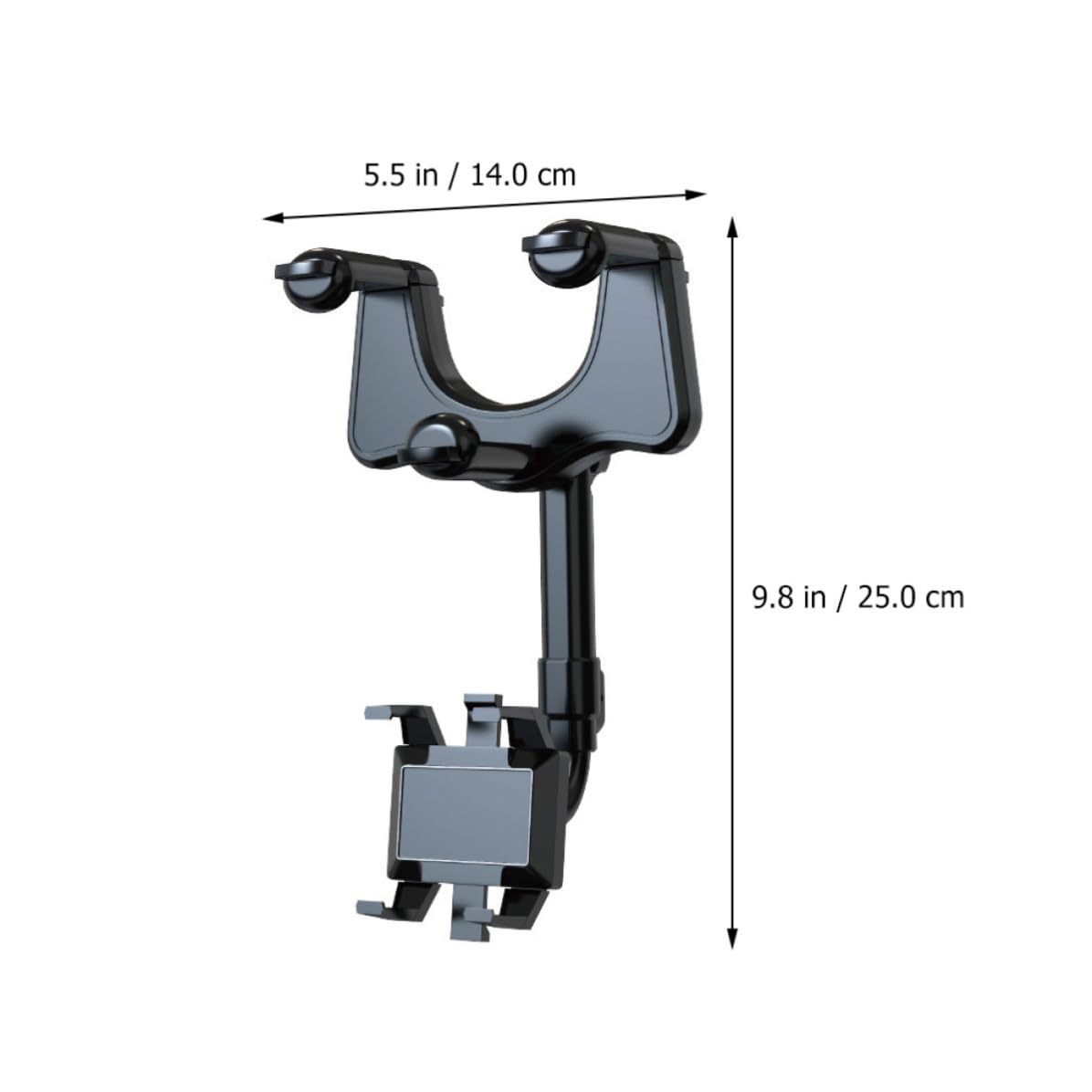 Soporte GPS para Coche Material Abs y Pegamento PU Antideslizante y Resistente a Rayaduras para Navegación Segura Durante la Conducción