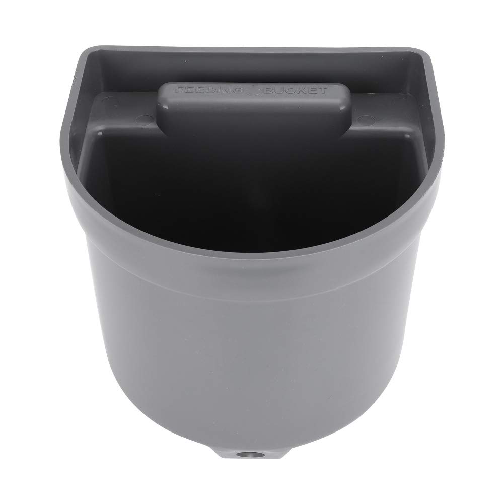 Mangiatoia per Vitelli, Secchio per Mangime per Latte in Plastica Capacità 4 Litri per Bovini Ovini Bestiame con Tettarelle e Tettarelle Sostituibili (Set completo di secchio per