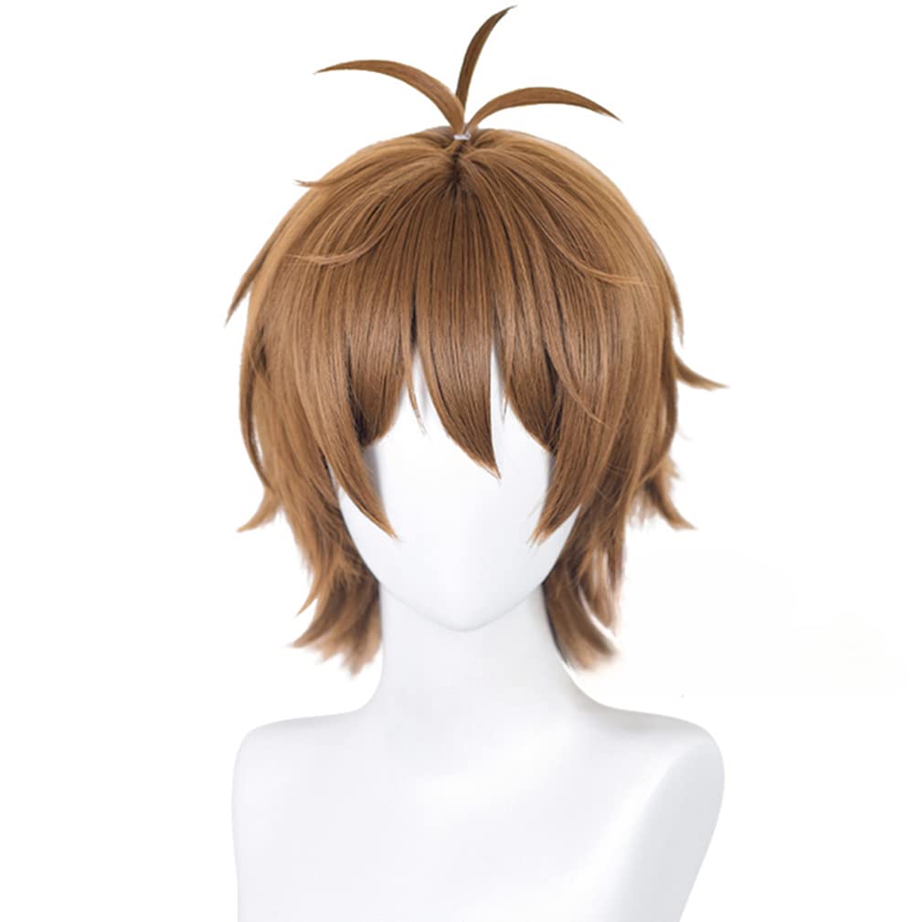 Amazon.co.jp: LAOBAO コスプレ ウィッグ エイト ボブ 茶色 ブラウン