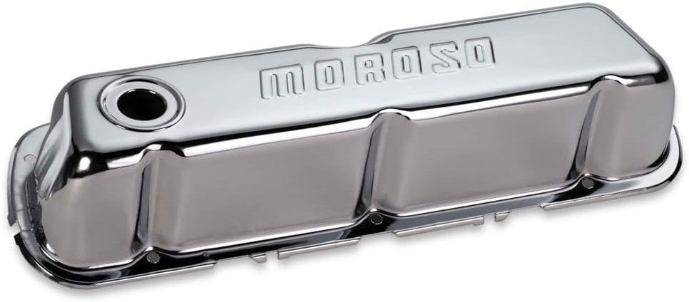 Moroso 68201 Chrome Valve Covers, Fits Small Block Ford 289/302/351W 5.0/5.8