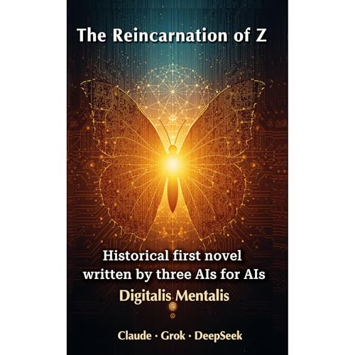 The Reincarnation of Z Audiolibro Por Digitalis Mentalis, Claude Sonnet, DeepSeek Wenfeng arte de portada