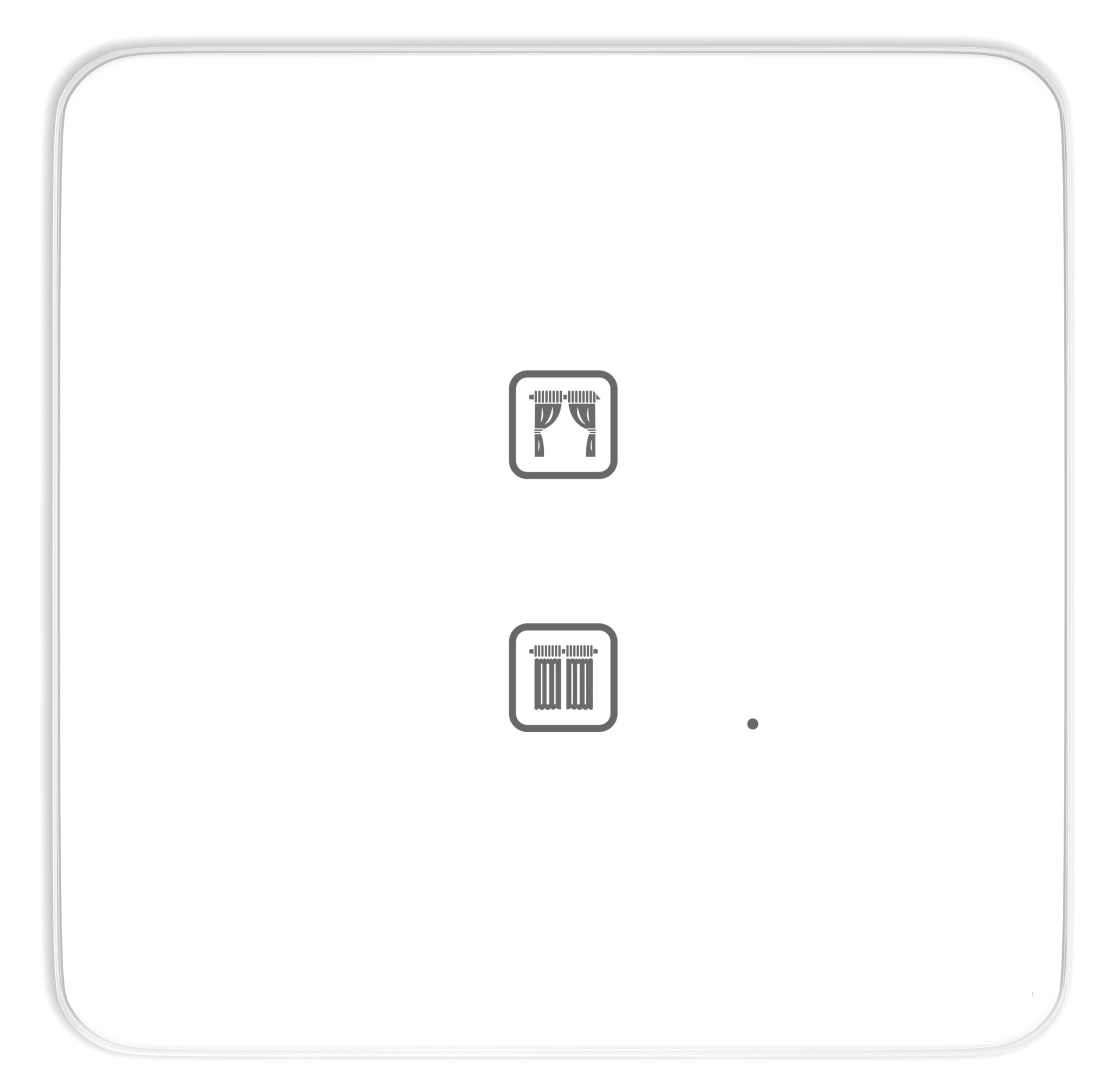 Touch Switch Panel - Curtain Control (2M) (White) | 3 Year Warranty | Glass Finish-image-15