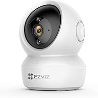 Vista 1 de EZVIZ C6N 3MP Indoor WiFi Pan & Tilt Camera, Motion Detection with H.265 Video Technology, Smart Tracking, Smart Night Vision, Two-Way Talk - White