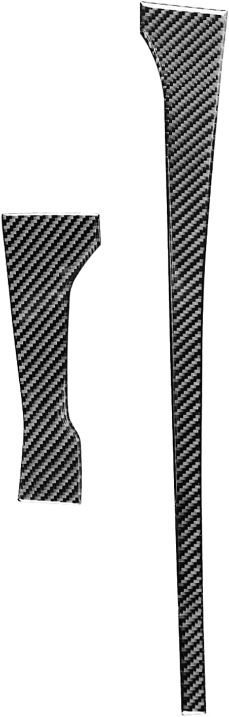 ITrims for Toyota Tundra 2014-2021 Car Accessories Center Console Gear Shift Box Panel Cover Trim Car Styling Decoration 2PCS Real Carbon Fiber LHD