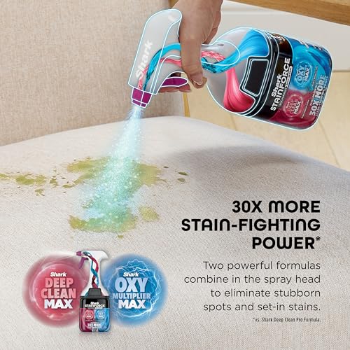 Image of Shark StainForce Dual-Formula Refill Cartridge, Stain & Odor Remover for Shark StainForce Portable Stain Cleaner, for Carpet, Area Rug, Upholstery, Cars, 16.9oz, HXCM500