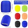 Prasacco 6 Pcs Microphone Covers Foam Mic Covers Foam Microphone Windscreen Colorful Hand-Held Microphone Sleeves #1