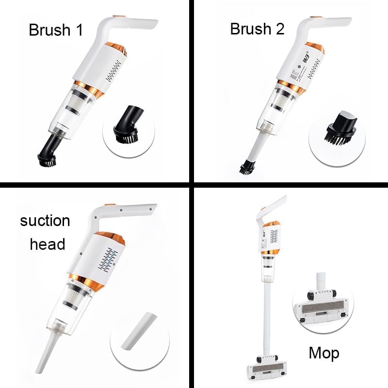 Image of PRARAMBH 120W Cordless Handheld Vacuum Cleaner - 2-in-1 Portable Wireless Vacuum with 7500Pa Powerful Suction, Lightweight Stick Cleaner for Home, Car, Office, Pet Hair & Carpet (1 Pc)