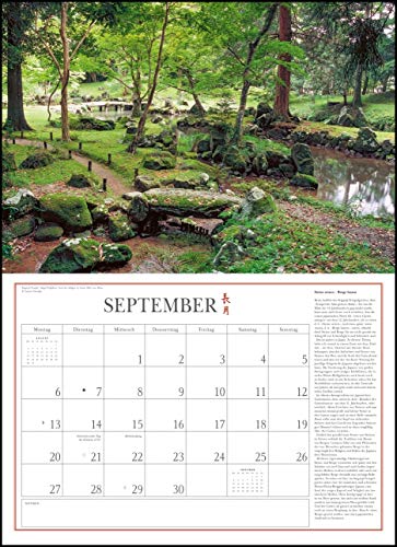 Japanische Gärten 2021 ‒ Broschürenkalender ‒ mit informativen Texten ‒ mit Jahresplaner ‒ Format 42 x 29 cm