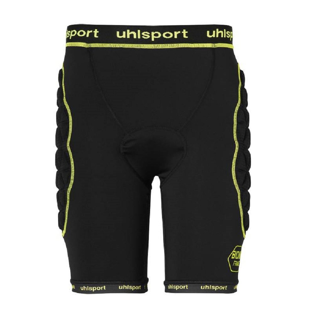 uhlsport Men's Bionikframe Padded Short, Black/Fluo Yellow, XXL