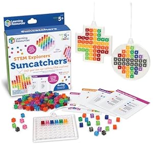 Learning Resources STEM Explorers Suncatchers, 433 Pieces, Ages 5+, STEM Toys, Science for Kids, Building Toys, STEM Projects