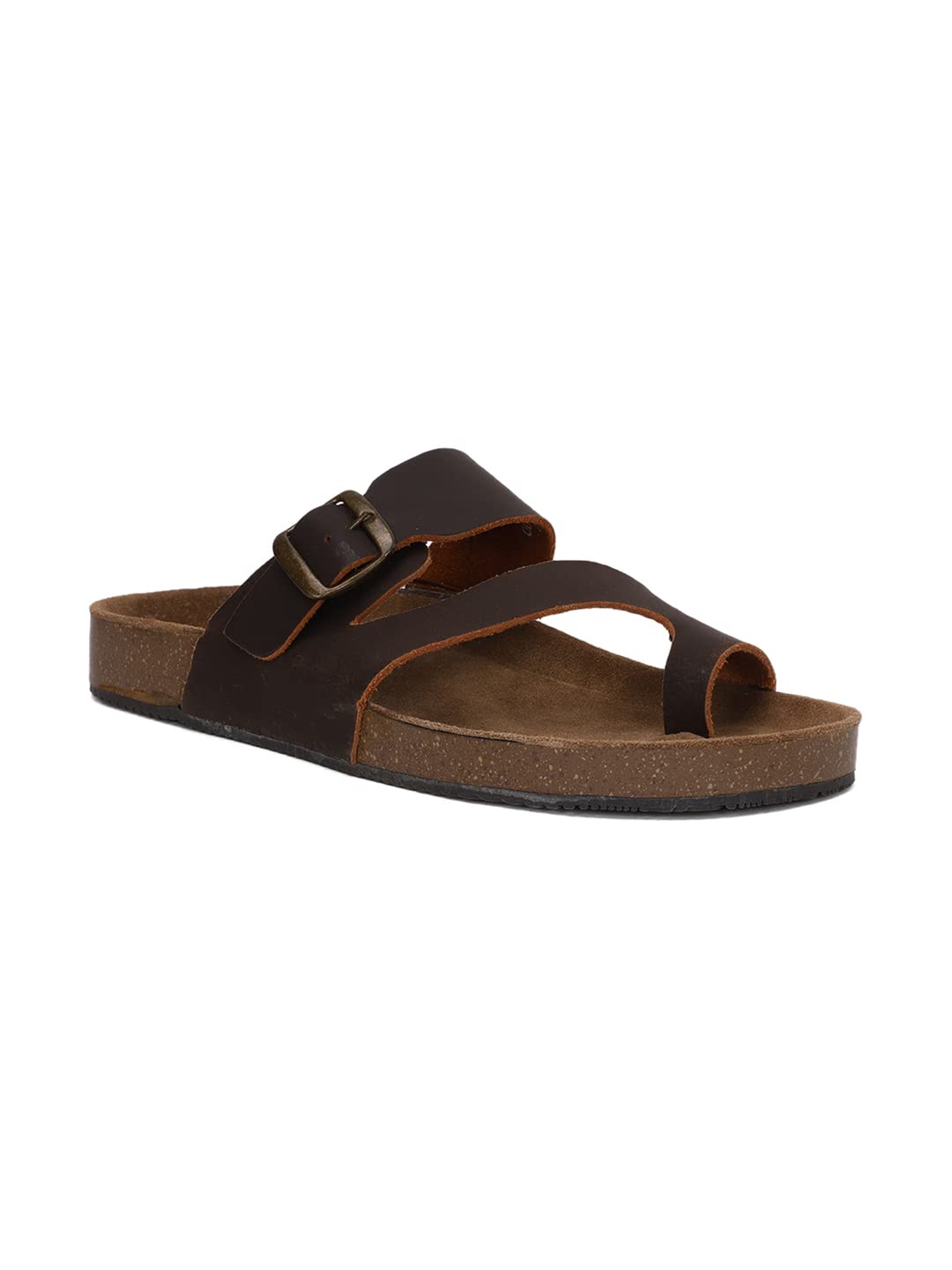 Men Casual Thong Slipper - Dark Brown