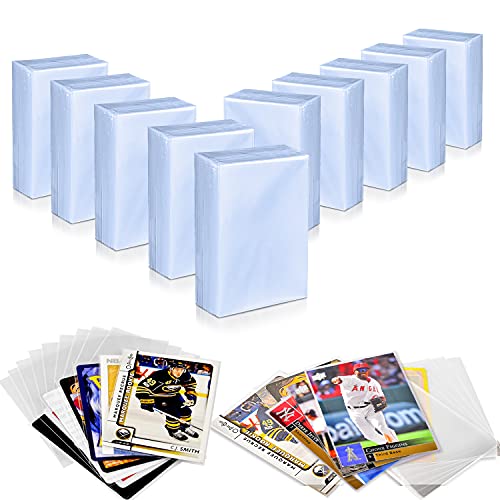 1200 Card Sleeves for Standard Trading Cards, Penny Baseball Card Protectors Compatible with TCG Games Cards, Sports Cards, MTG, PM, Yugioh and More (Clear)