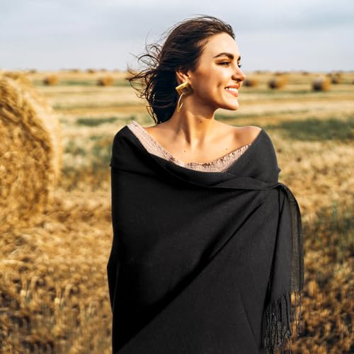 3 Pcs Women's Scarf Pashmina Shawls and Wraps for Evening Dress Bridesmaid Wedding Bridal Winter Warm Long Large Scarves2