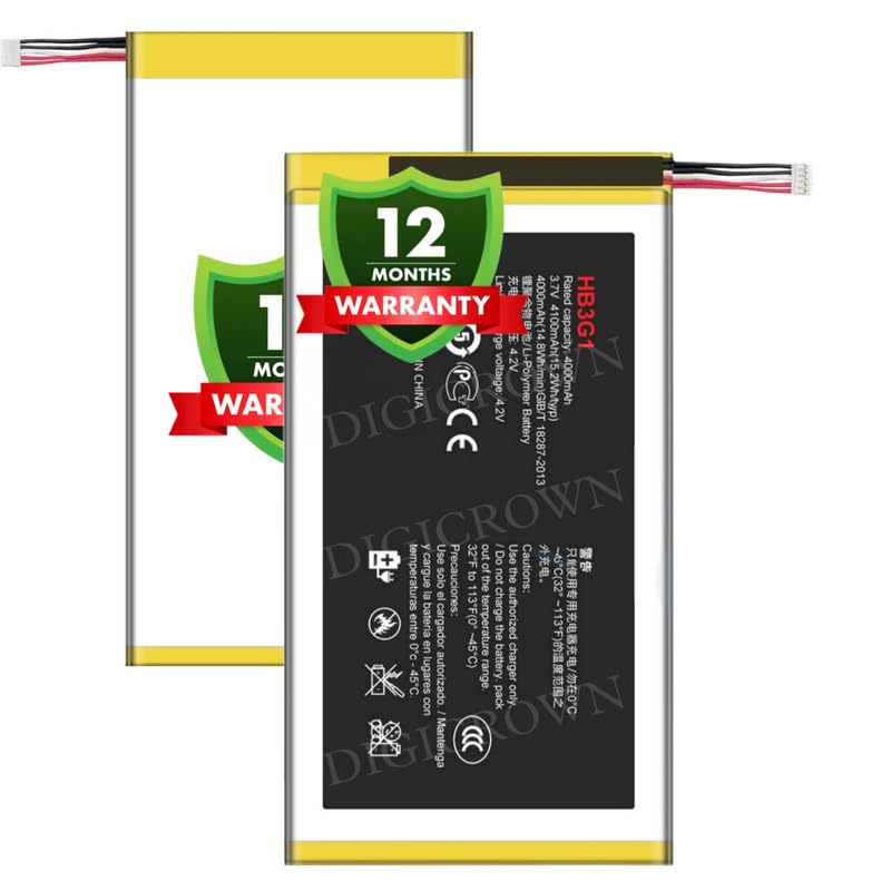 Image of Original HB3G1 Battery Compatible for Huawei MediaPad T2 7.0 (BGO-L03, BGO-DL09) - (4100mAh) - 1 Year Warranty