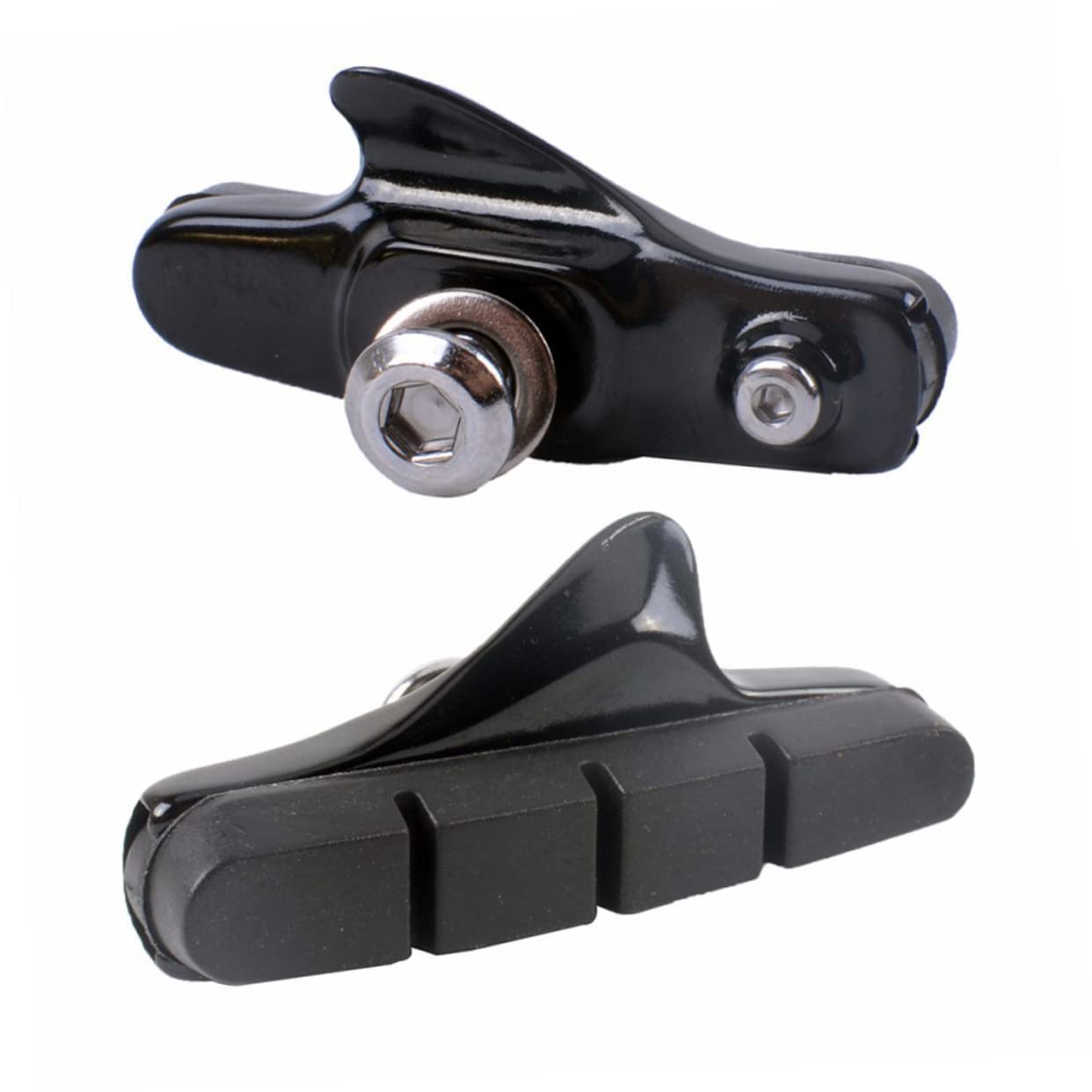 BESPORTBLE Set di 3 Paia di Pastiglie Freno per Bici con Telaio in Lega di Alluminio Blocchi Freno da Strada Montagna Senza Rumore E Senza Slittamento.