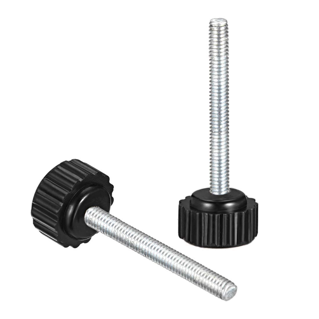 MACHSWON Knurled Clamping Knobs Saw Drill Press Lathe and Routing Jigs Packaging Machinery Printing Equipment Hand Clamping Handle Bolt Hand Knob Screw Replacement Parts M4 x 35mm 2pcs - Image 3