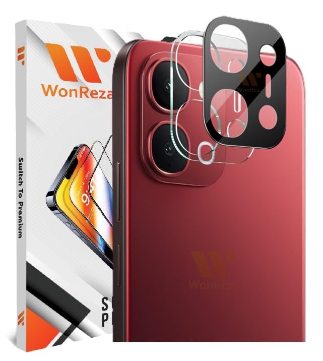 Image of Pack 1- Back Camera Glass Protector Compatible with Vivo Y51 Pro 5G [3D Premium] Camera Glass Protector (Black)