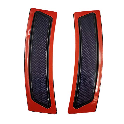 Image of Front Bumper Reflector Side Marker Lights For BMW F30 3 Series F32 F33 F36 4-Series (Gray Lens)