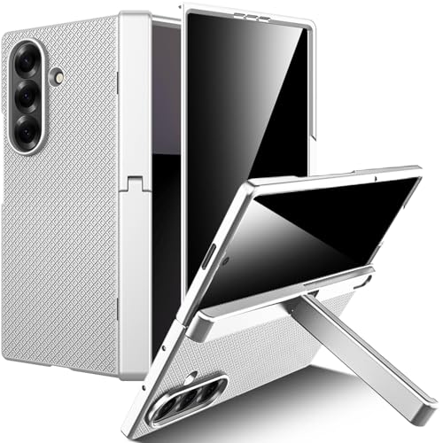 Coque Samsung Z Fold 7 Miimall avec film anti-espion et béquille argent