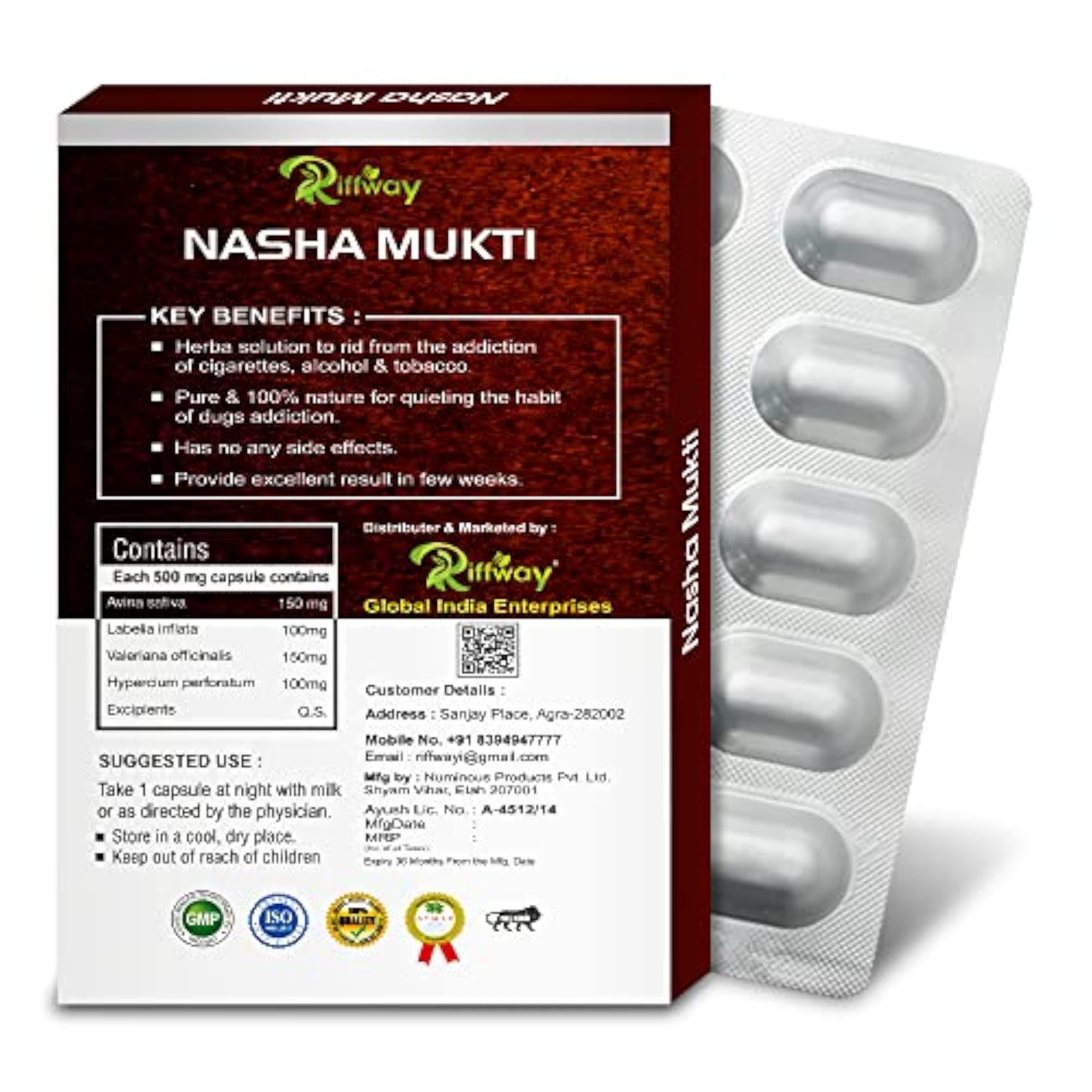 Nasha Mukti Multivitamin Supplements for Lung Detox