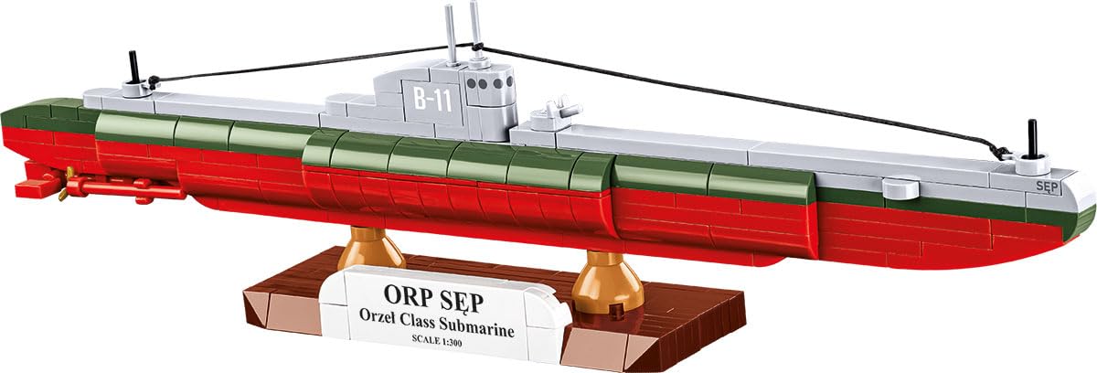 COBI Historical Collection WWII Polish Submarine ORP Sep, 190 Pieces