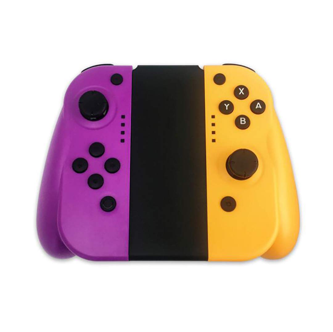 Wireless Joy Con Controller for Switch, Culeedtec Joy Pad Controllers (L/R) with Gyro And Gravity for Nintendo Switch As A Joy-Con Controller Replacement,Purple yellow