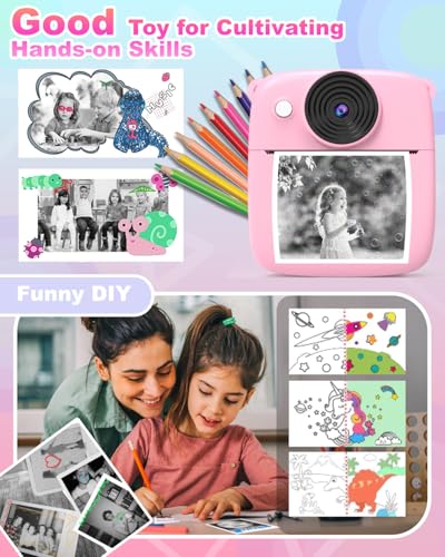 6 Rollen Druckpapier und Sofortdruck Thermopapier für die Kinderkamera