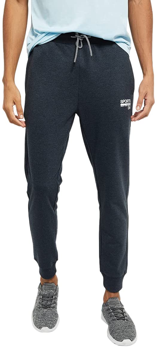 Max Men's Solid Elasticated Joggers