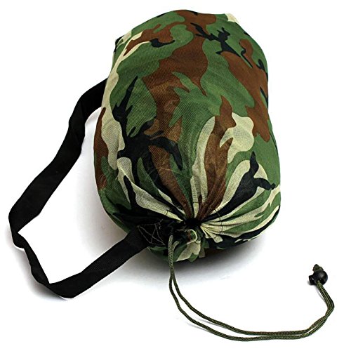 Uheng Ghillie Suit Leafy Camo Woodland Camouflage Forest Hunting 4-Piece + Bag, 3D Ghillie Suit for Men Lightweight Outdoor Jungle Army Tactical Wildlife Photography